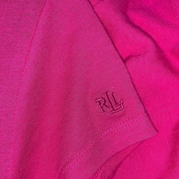 Ralph Lauren Pink Maxi Shortsleeve Dress Women’s SP small Petite - Picture 11 of 11